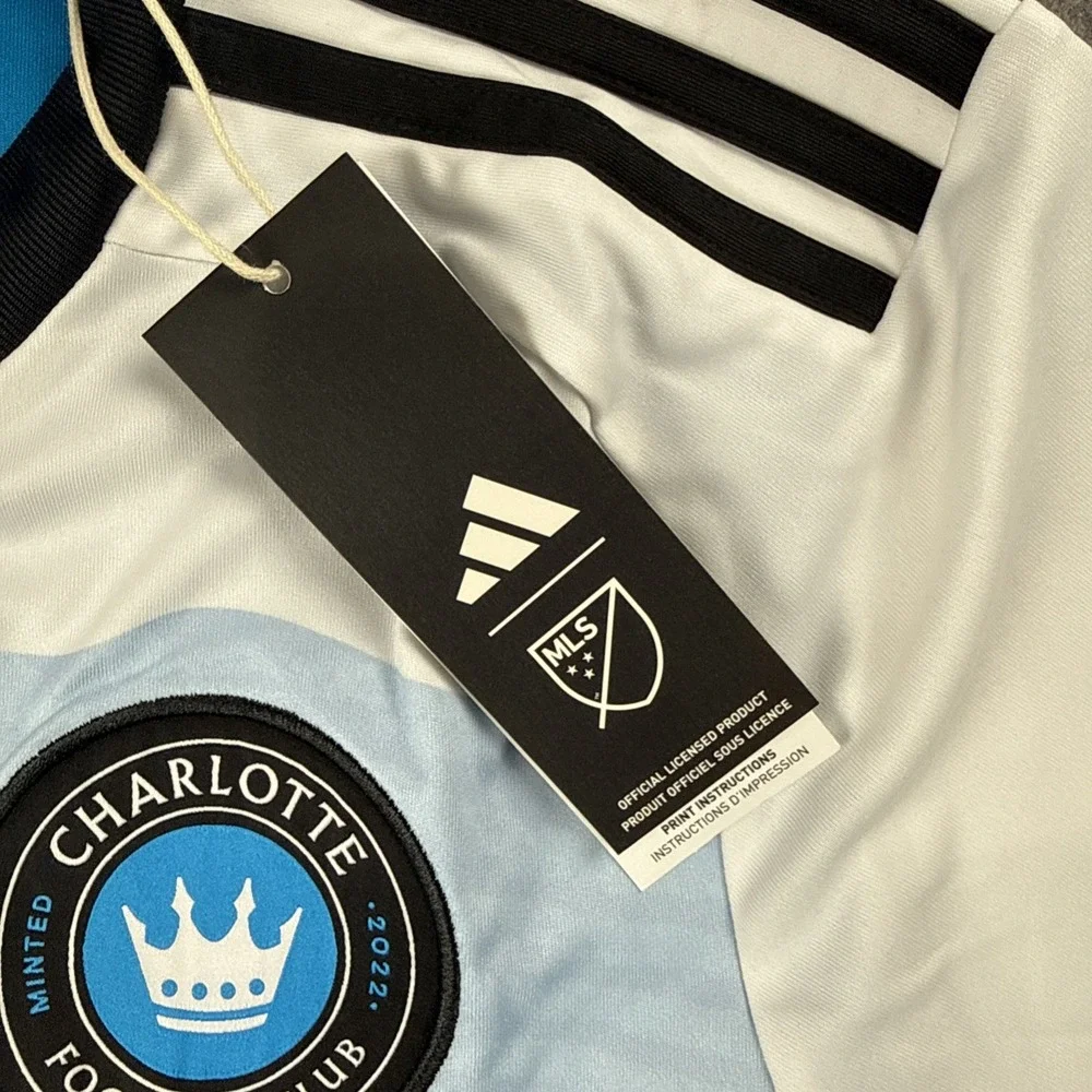 Adidas Charlotte FC 24/25‎ Home Authentic Jersey Slim Fit Men's Size XS HZ6174
